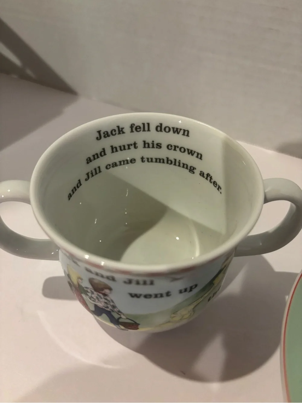 Royal Worcester Nursery Rhymes 2 Pc Set Humpty Dumpty Jack & Jill 2004